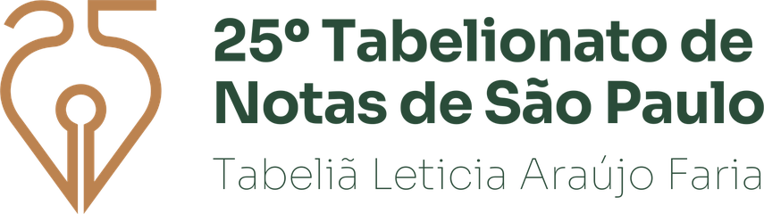 25º Tabelionato de Notas de São Paulo — Tabeliã Letícia Araújo Faria
